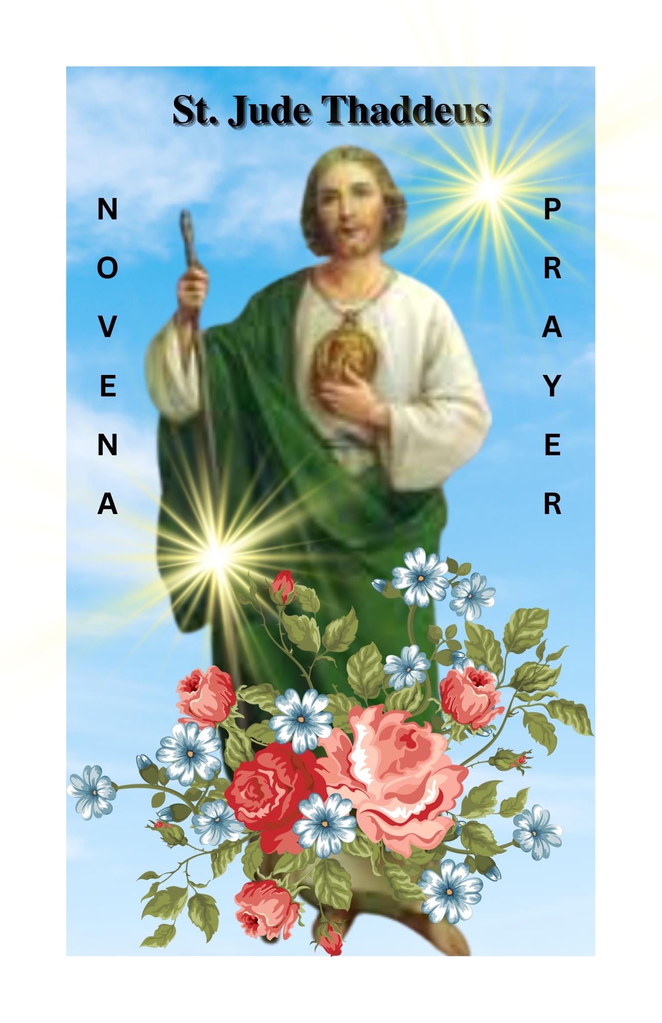 St. Jude Thaddeus Novena Prayer/DIGITAL DOWNLOAD/PRINTABLE (PDF FORMAT