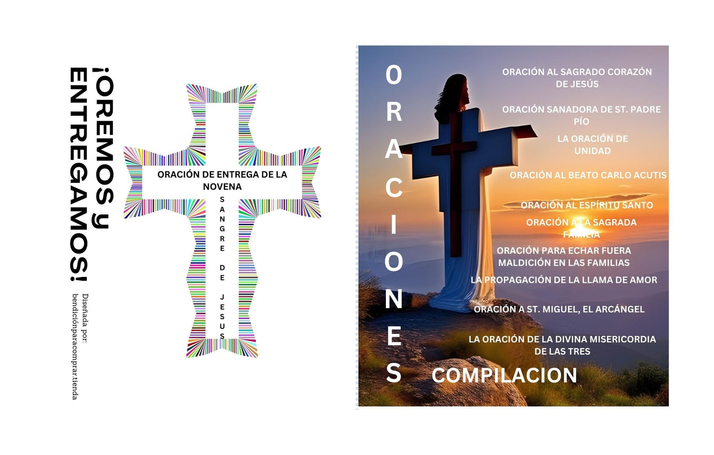 COMPILACIÓN DE ORACIONES (DESCARGA 12 en 1)/Tarjeta de Oración Imprimible PDF/Descarga Digital/5.5" X 7"