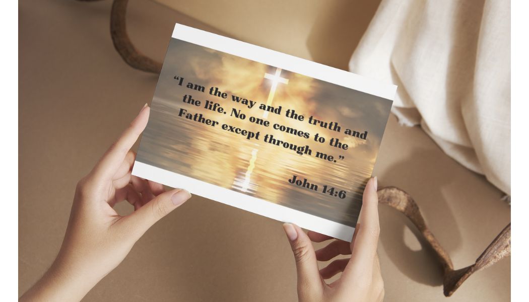 JOHN 14:6 /BIBLE VERSE/TAG INSPIRATIONS/ DIGITAL DOWNLOAD/  3.5 in x 2 in