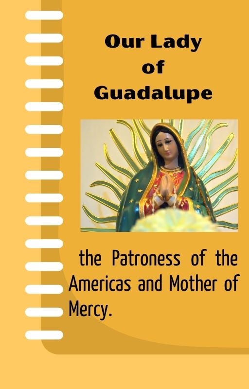 OUR LADY OF GUADALUPE / MINI E-BOOK/ 6 pages / 5.33 in x 8.33 in