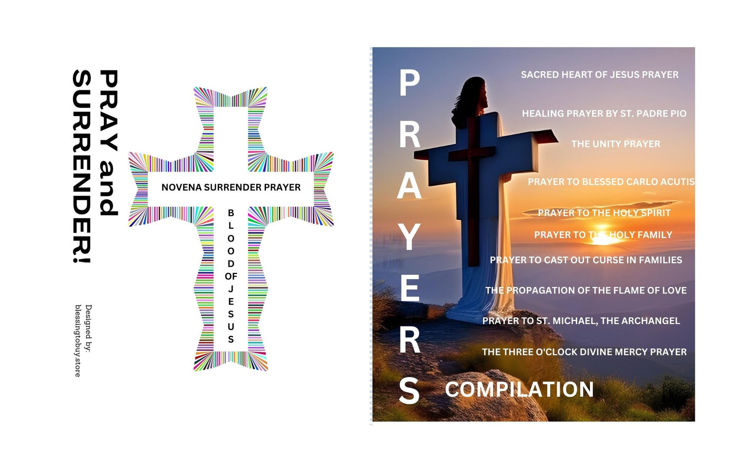 PRAYERS COMPILATION (12-in-1 DOWNLOAD)/Printable Prayer Card PDF/Digital Download/5.5" X 7"