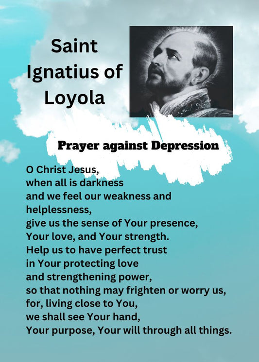 ST. IGNATIUS OF LOYOLA Prayer/ Pocket Size (2.5" x 3.5") Printable Prayer Card PDF/Digital Download