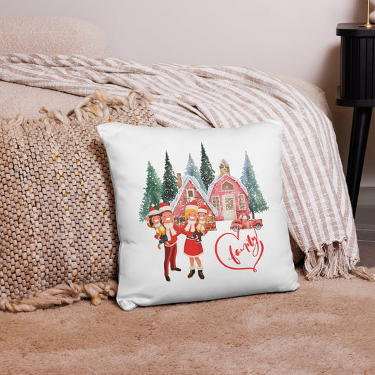 FAMILY Christmas Pillow Case