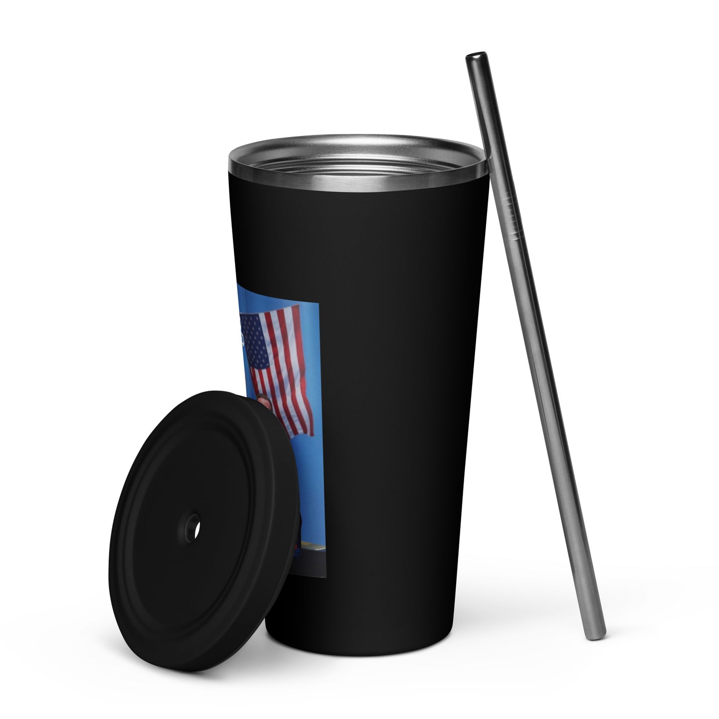 TRUMP 2024/Insulated tumbler with a straw