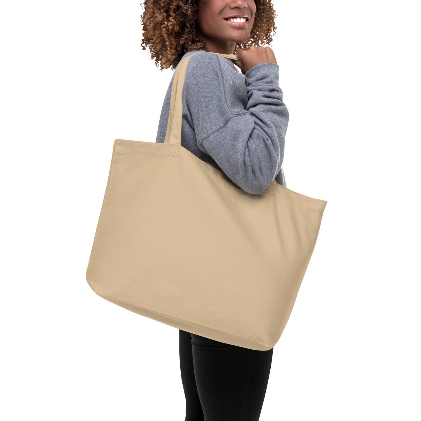 I LOVE USA/Large organic tote bag