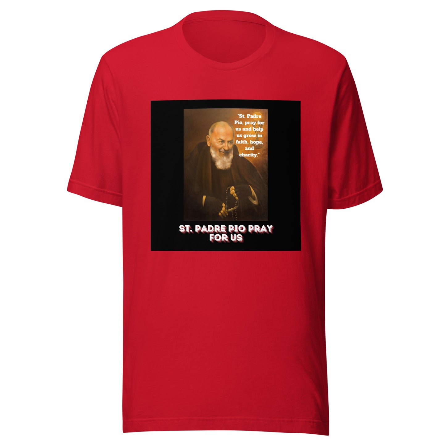 St. Padre Pio Unisex t-shirt