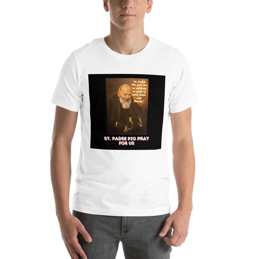 St. Padre Pio Unisex t-shirt