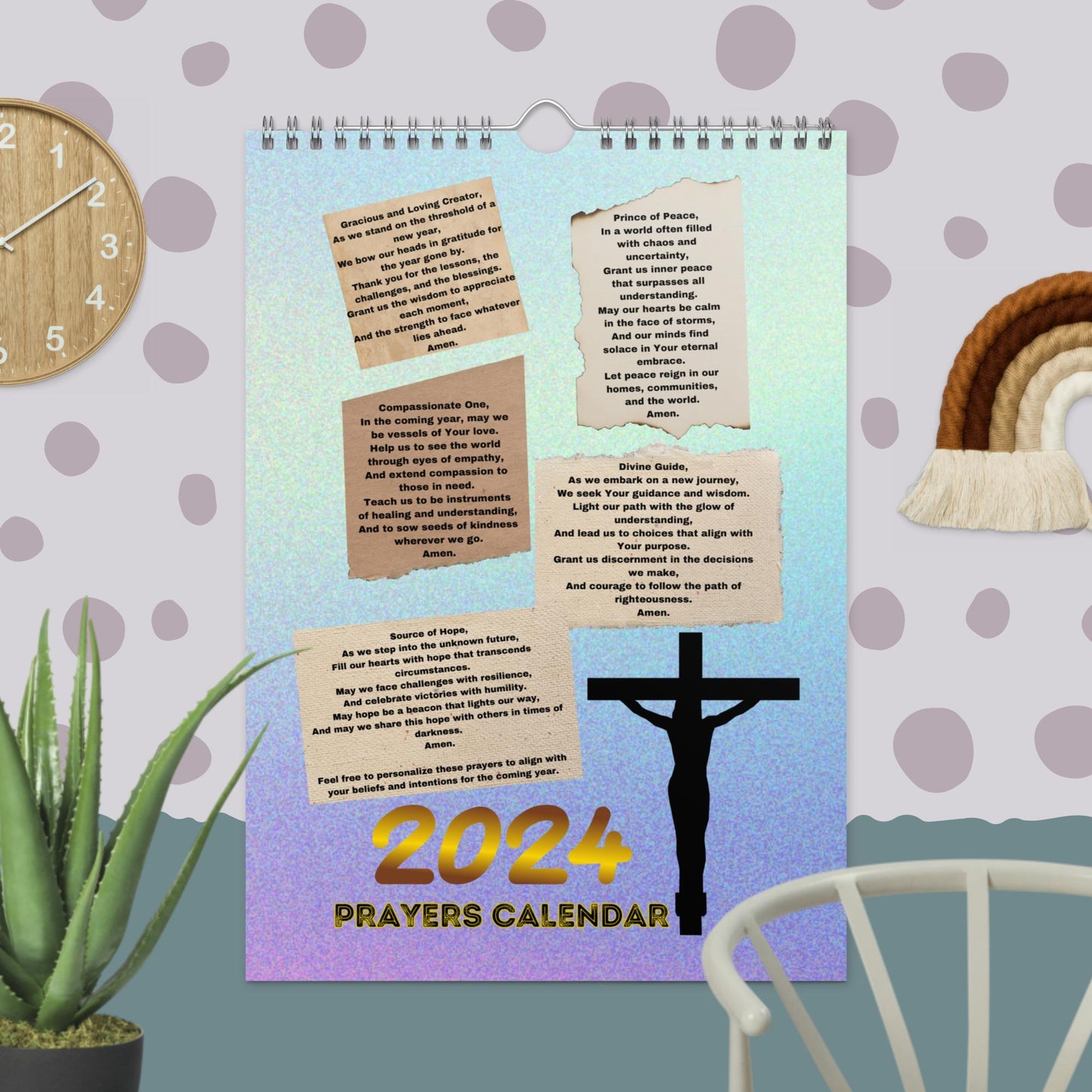 PRAYERS CALENDAR/Wall calendar (2024)