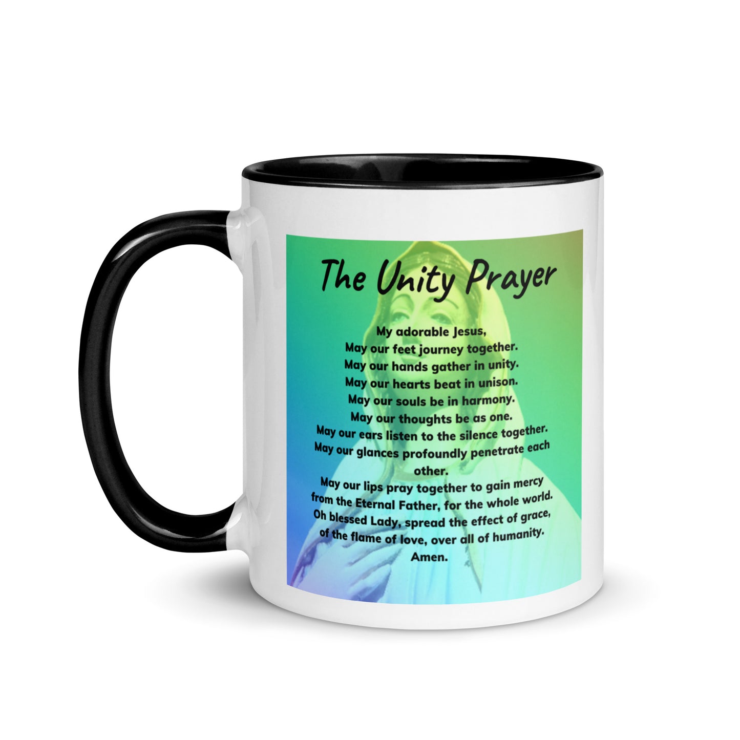 THE UNITY PRAYER Mug with Color Inside