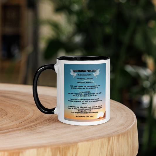 "MORNING PRAYER" Mug /Mug with Color Inside