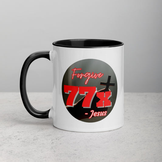 "77x" Mug with Color Inside