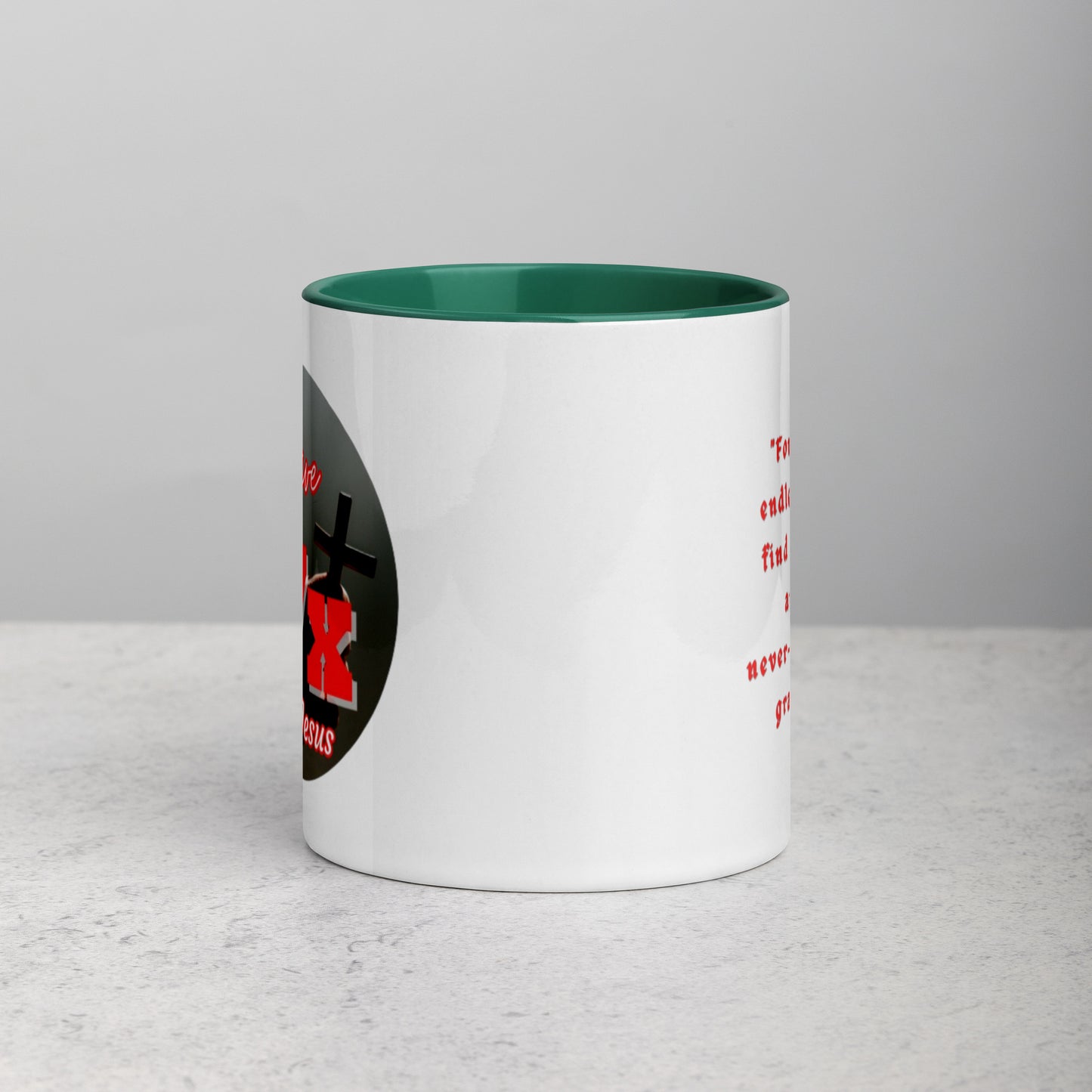 "77x" Mug with Color Inside