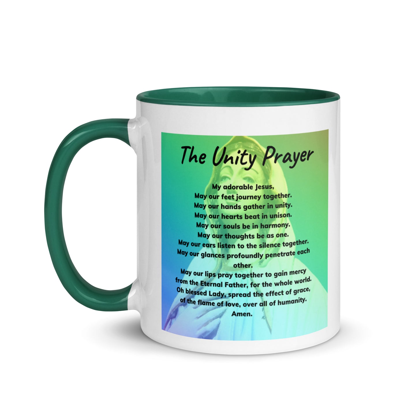 THE UNITY PRAYER Mug with Color Inside