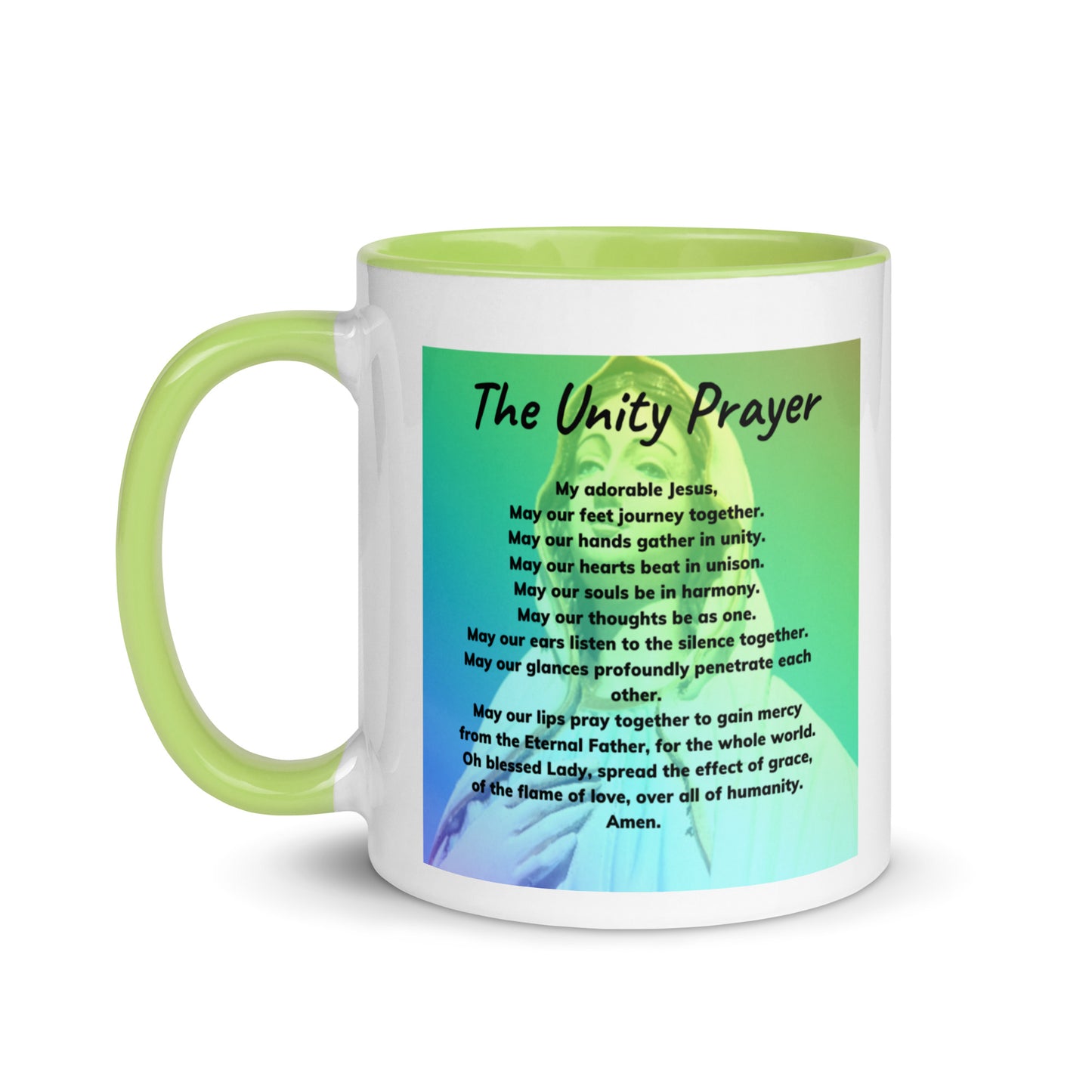 THE UNITY PRAYER Mug with Color Inside