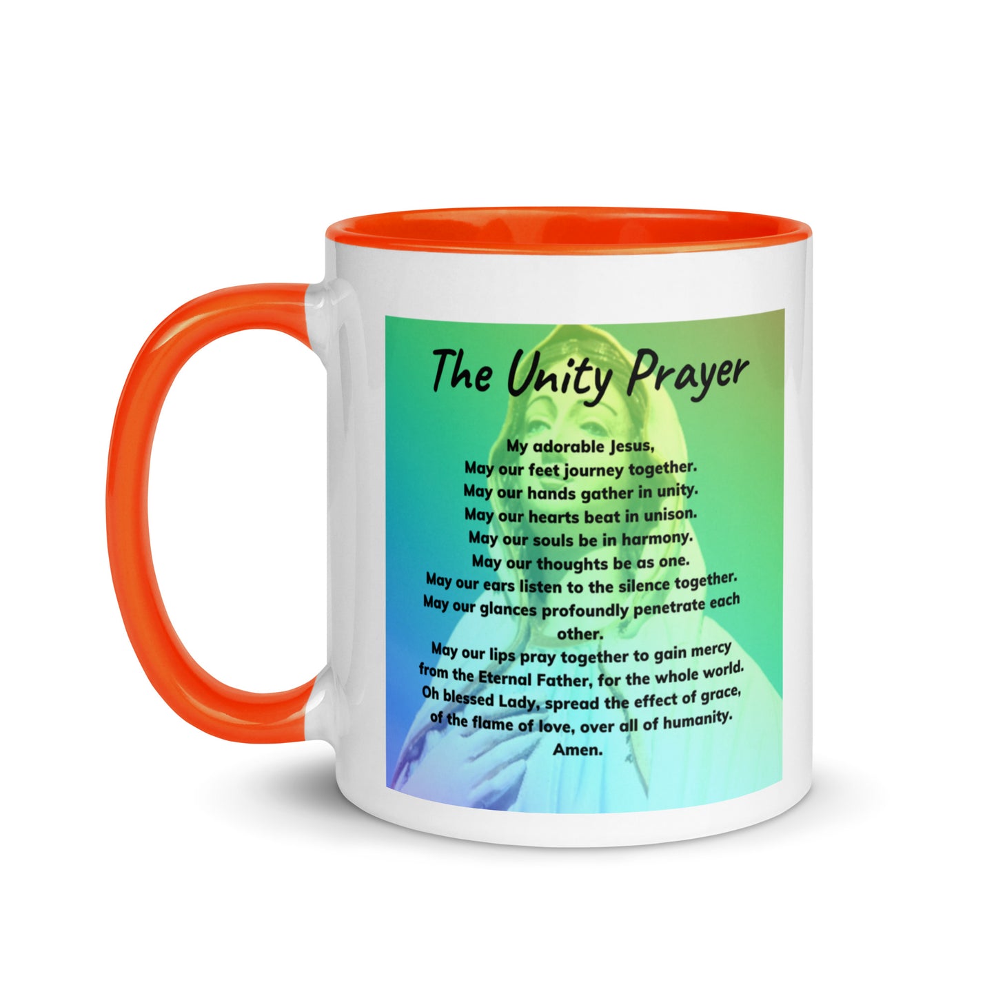 THE UNITY PRAYER Mug with Color Inside