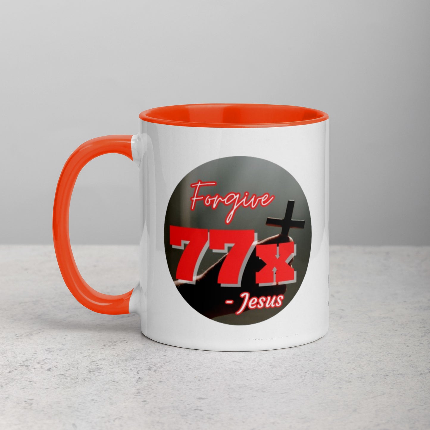 "77x" Mug with Color Inside