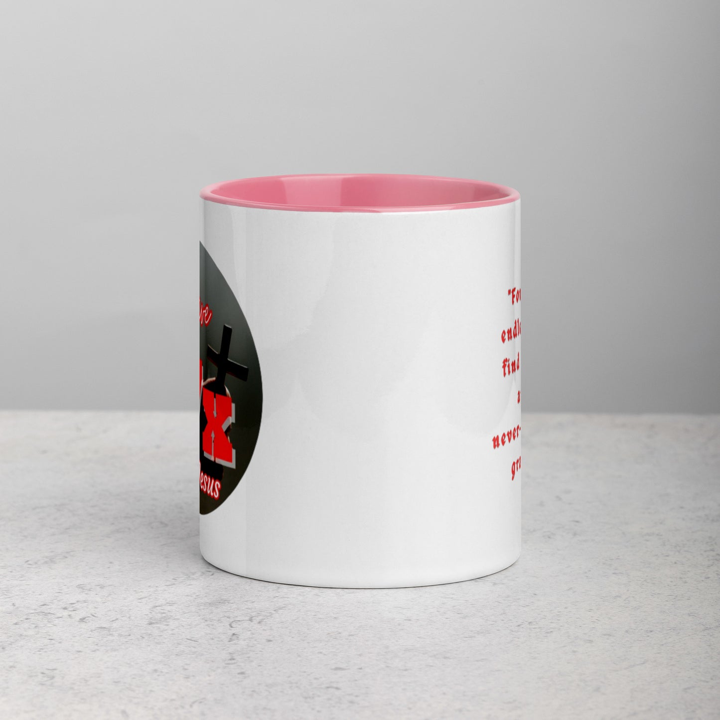 "77x" Mug with Color Inside