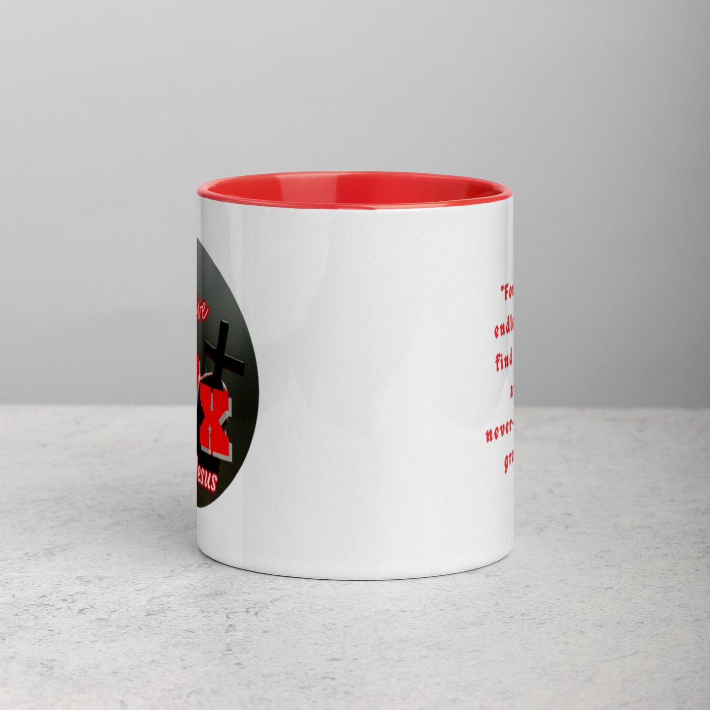 "77x" Mug with Color Inside