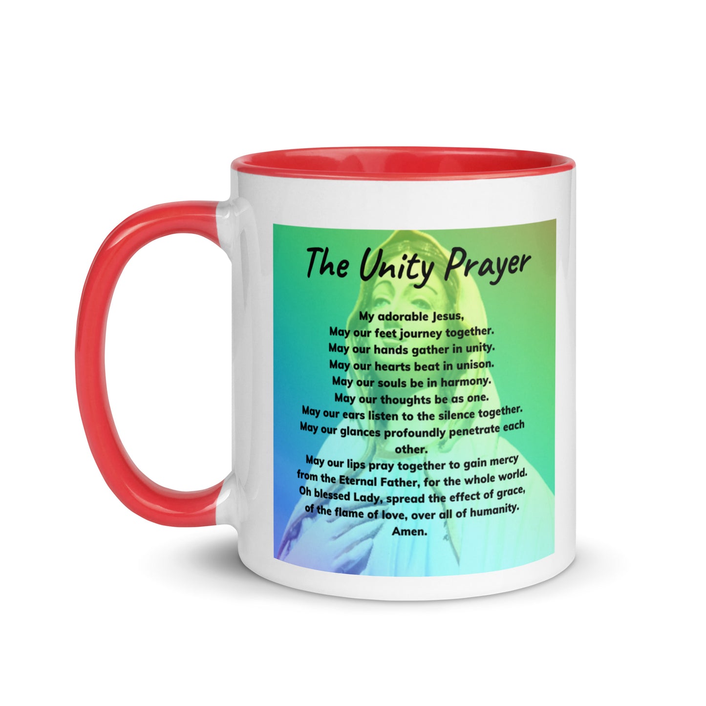 THE UNITY PRAYER Mug with Color Inside