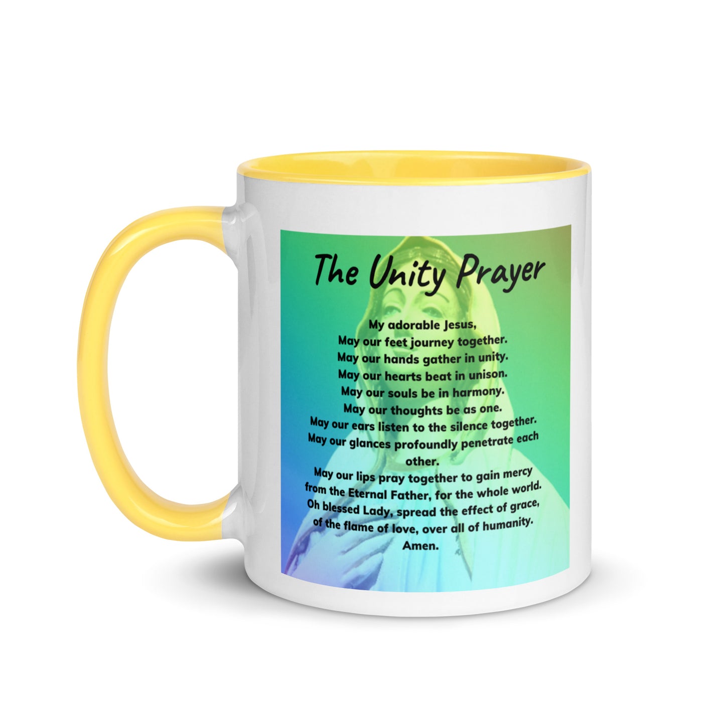 THE UNITY PRAYER Mug with Color Inside