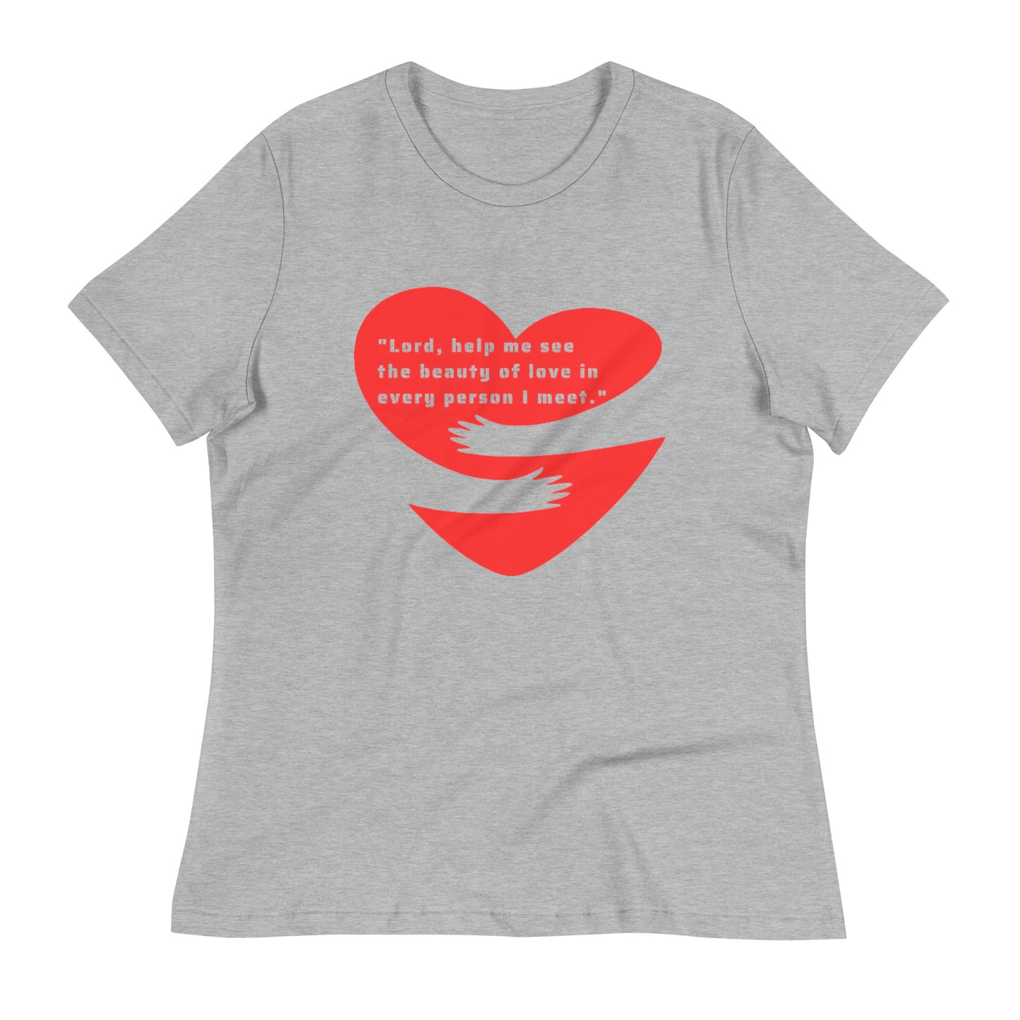 "EMBRACE HEART"/ Women's Relaxed T-Shirt