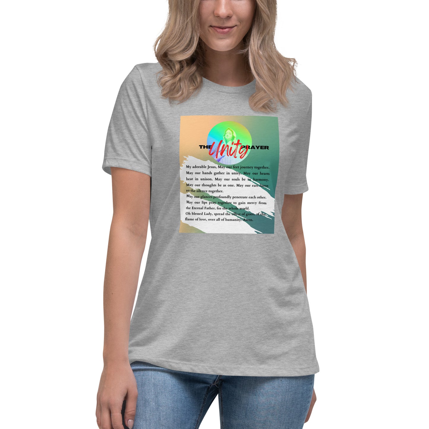 "THE UNITY PRAYER" SHIRT1/ Women's Relaxed T-Shirt