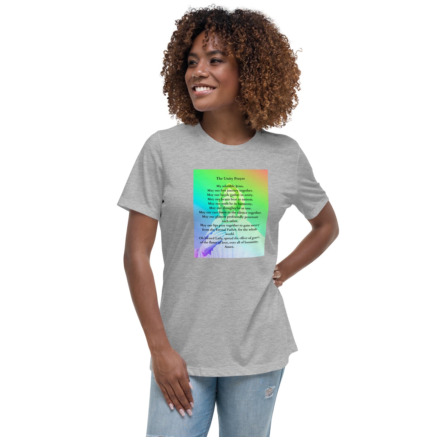 "THE UNITY PRAYER" SHIRT2 / Women's Relaxed T-Shirt