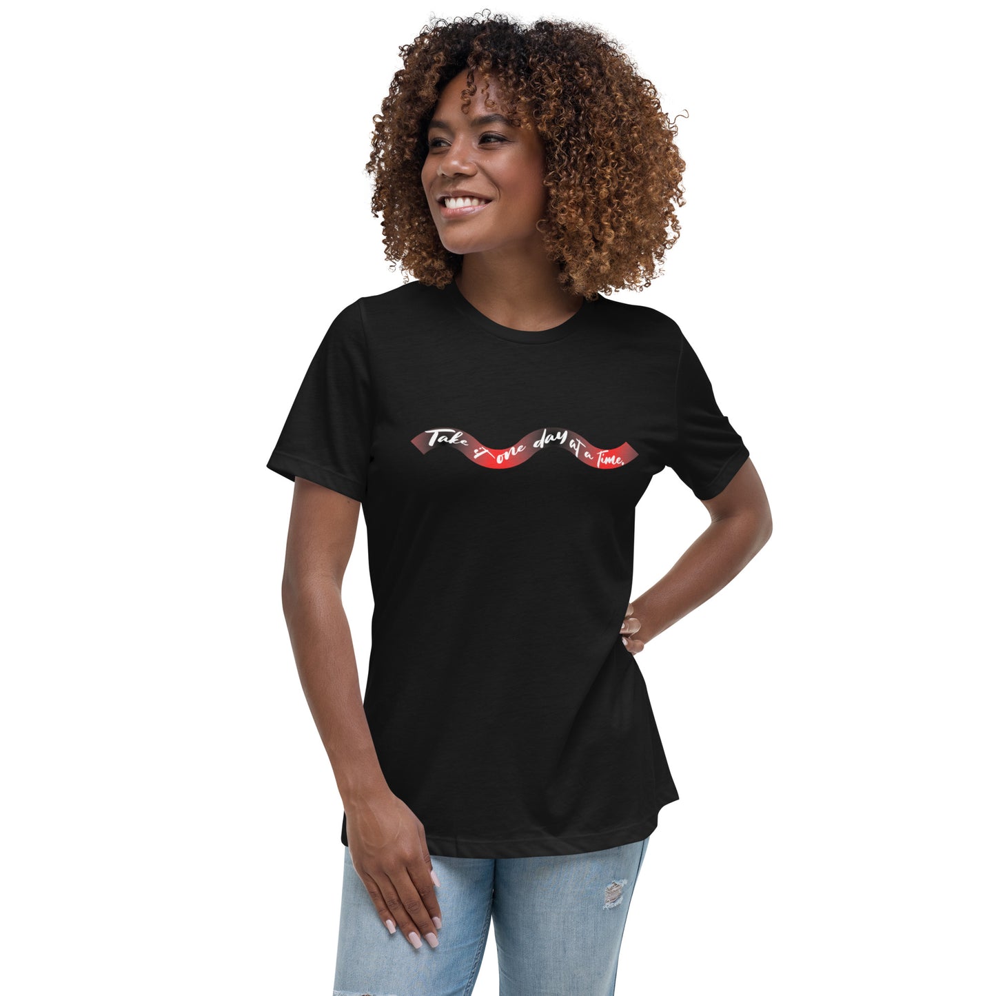 "TAKE IT..."/Women's Relaxed T-Shirt