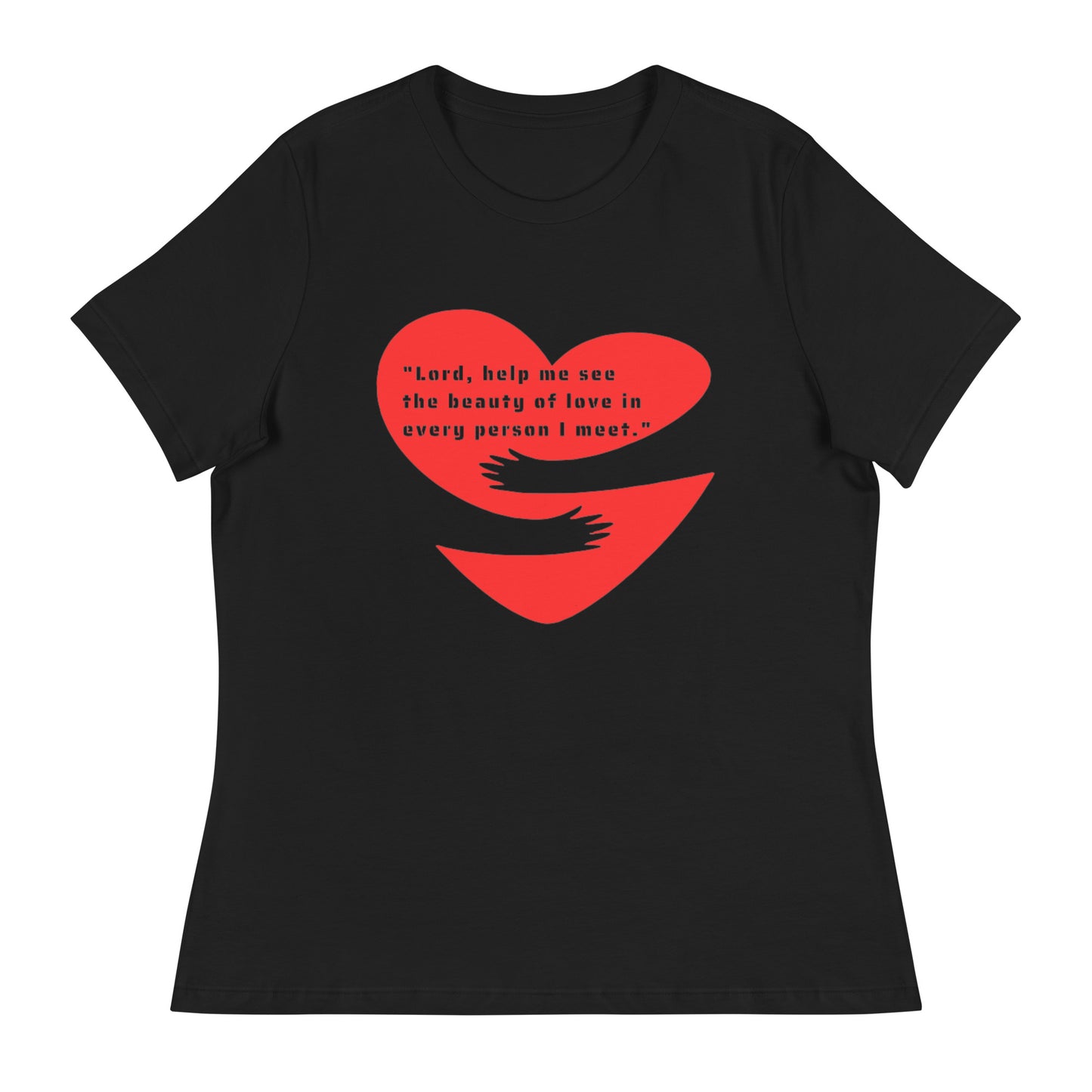 "EMBRACE HEART"/ Women's Relaxed T-Shirt