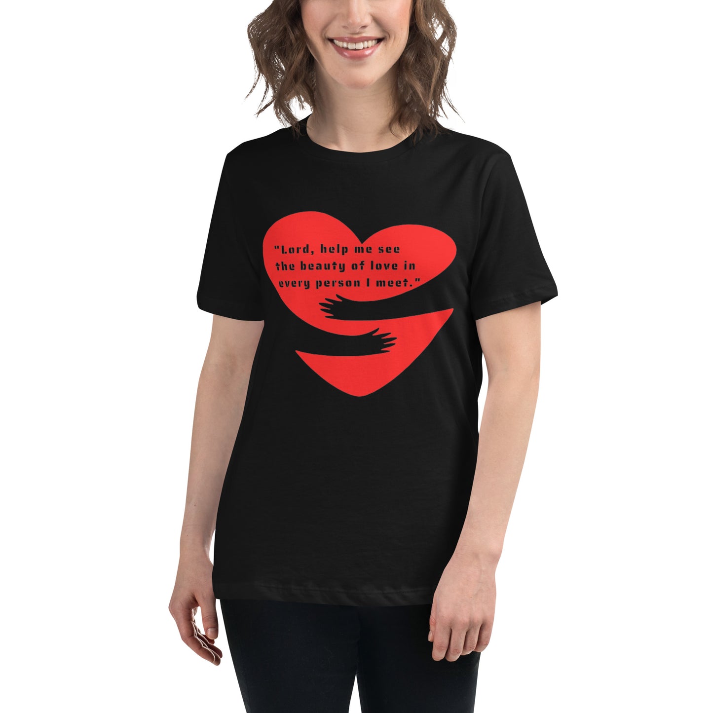 "EMBRACE HEART"/ Women's Relaxed T-Shirt