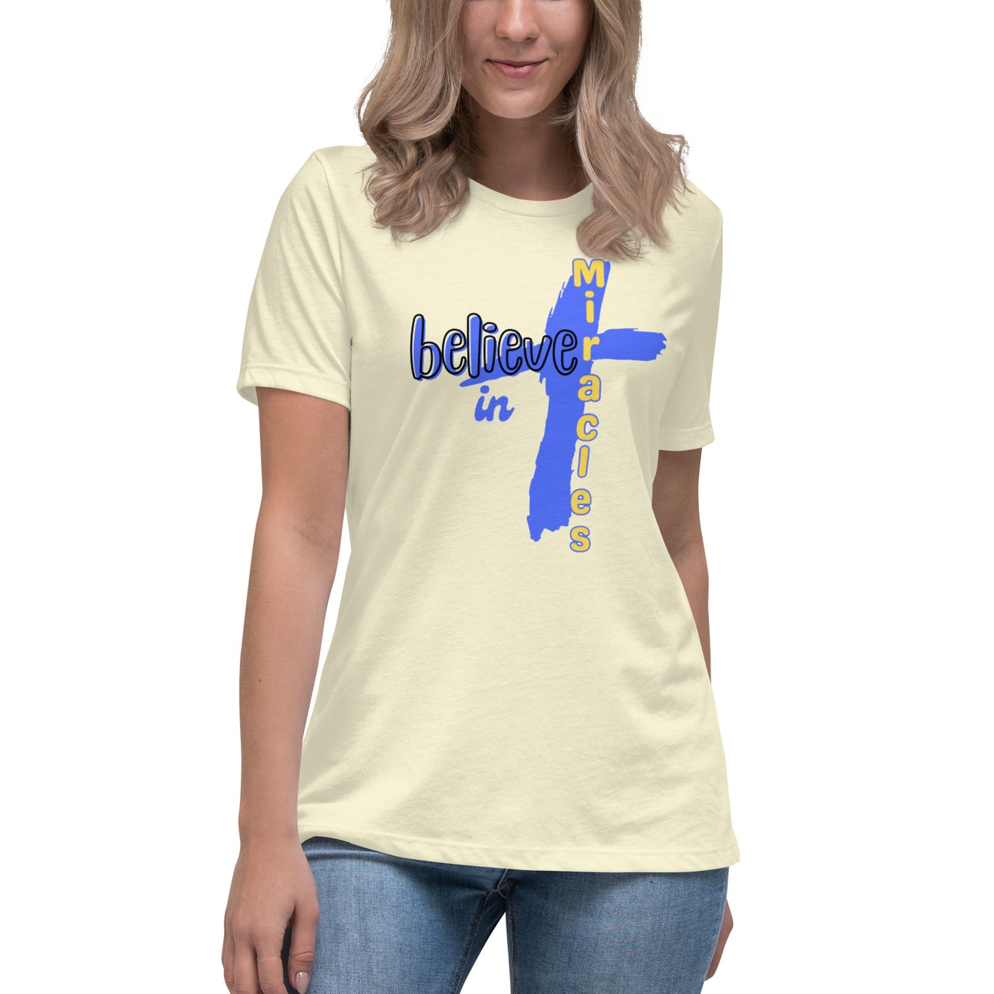 "BELIEVE..." /Women's Relaxed T-Shirt