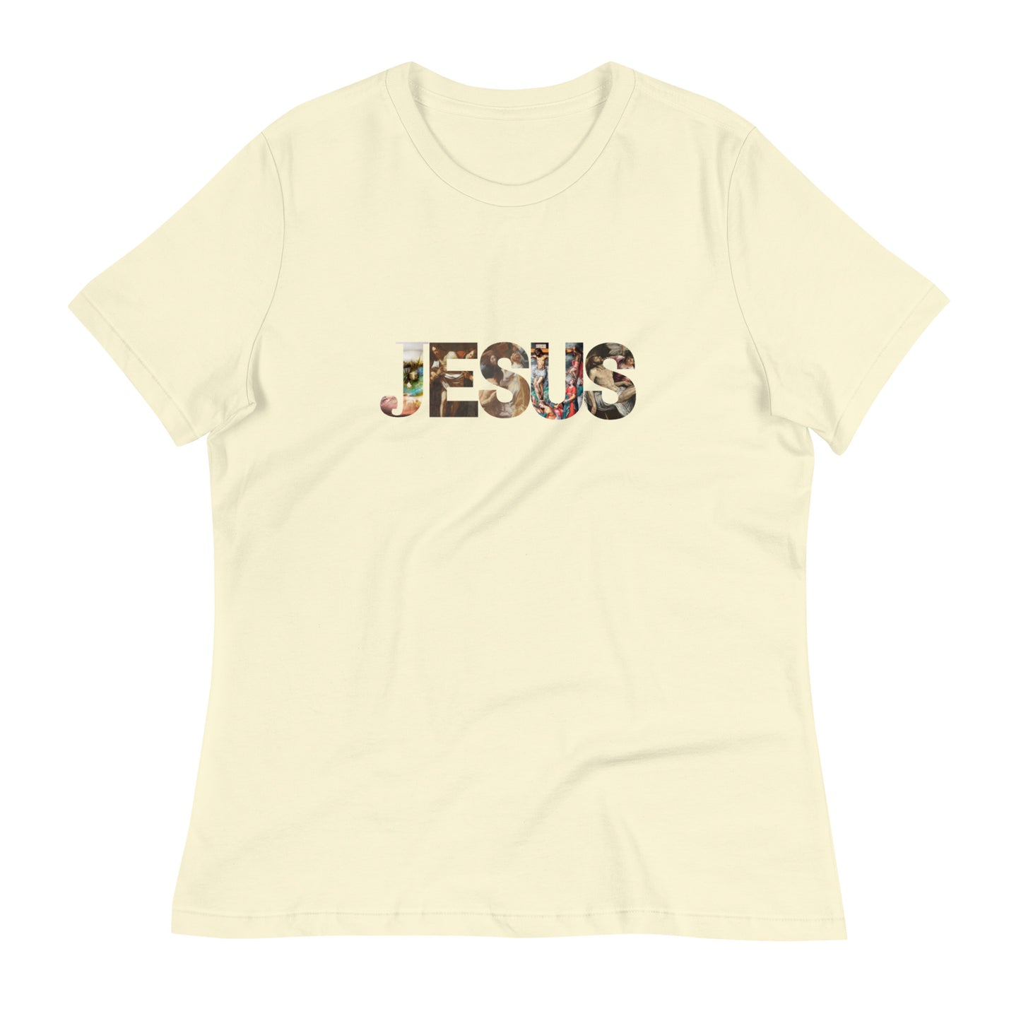 "JESUS"/ Women's Relaxed T-Shirt