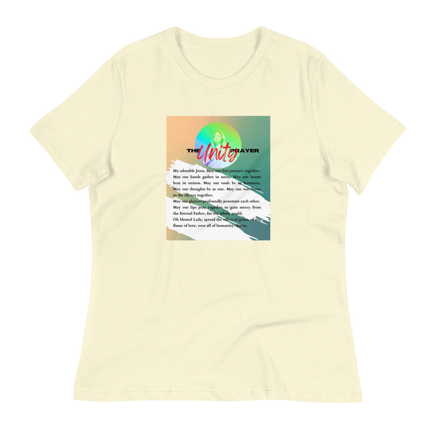 "THE UNITY PRAYER" SHIRT1/ Women's Relaxed T-Shirt