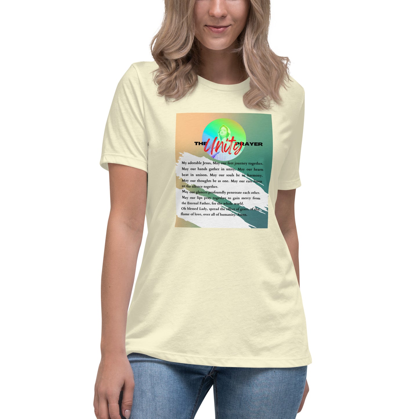 "THE UNITY PRAYER" SHIRT1/ Women's Relaxed T-Shirt