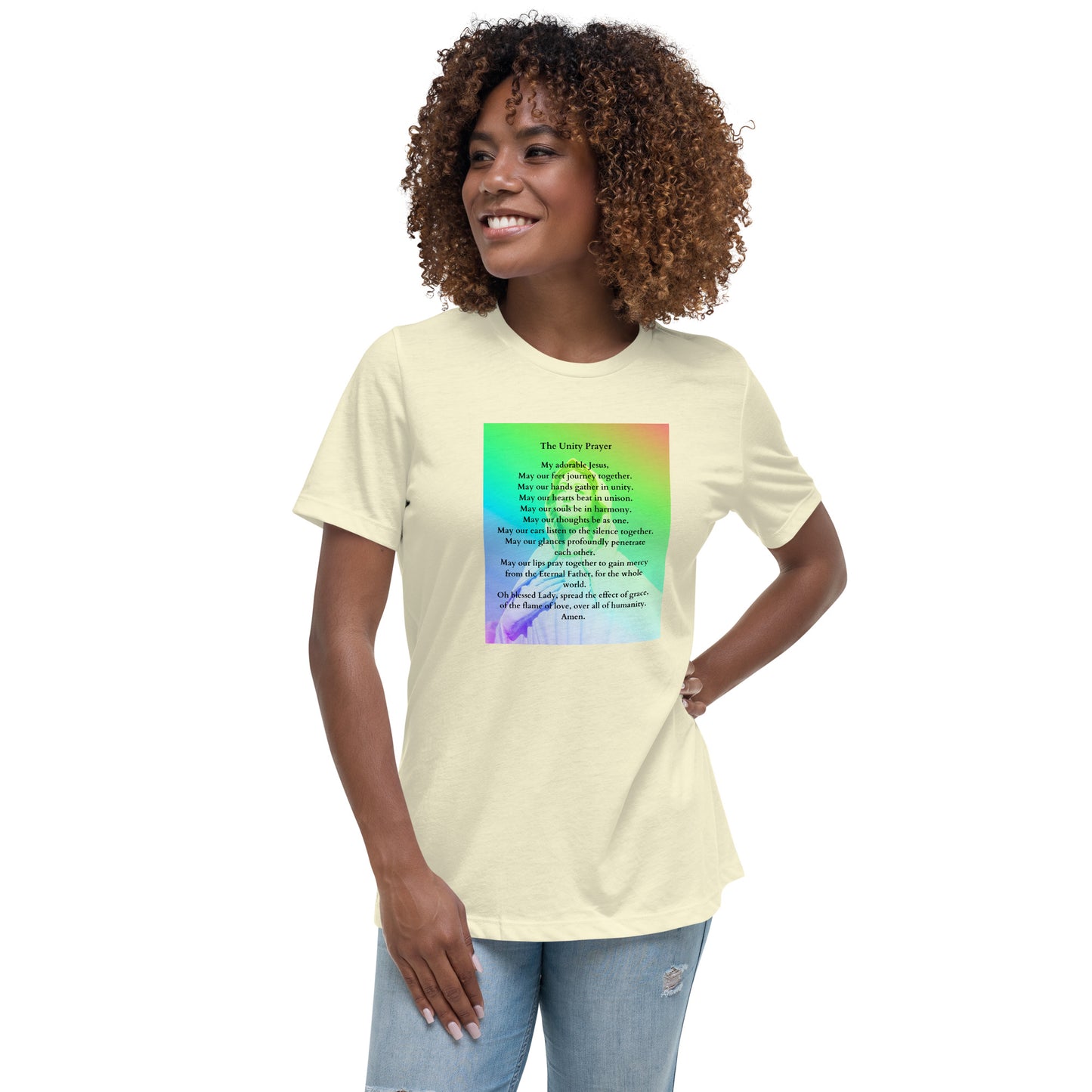 "THE UNITY PRAYER" SHIRT2 / Women's Relaxed T-Shirt