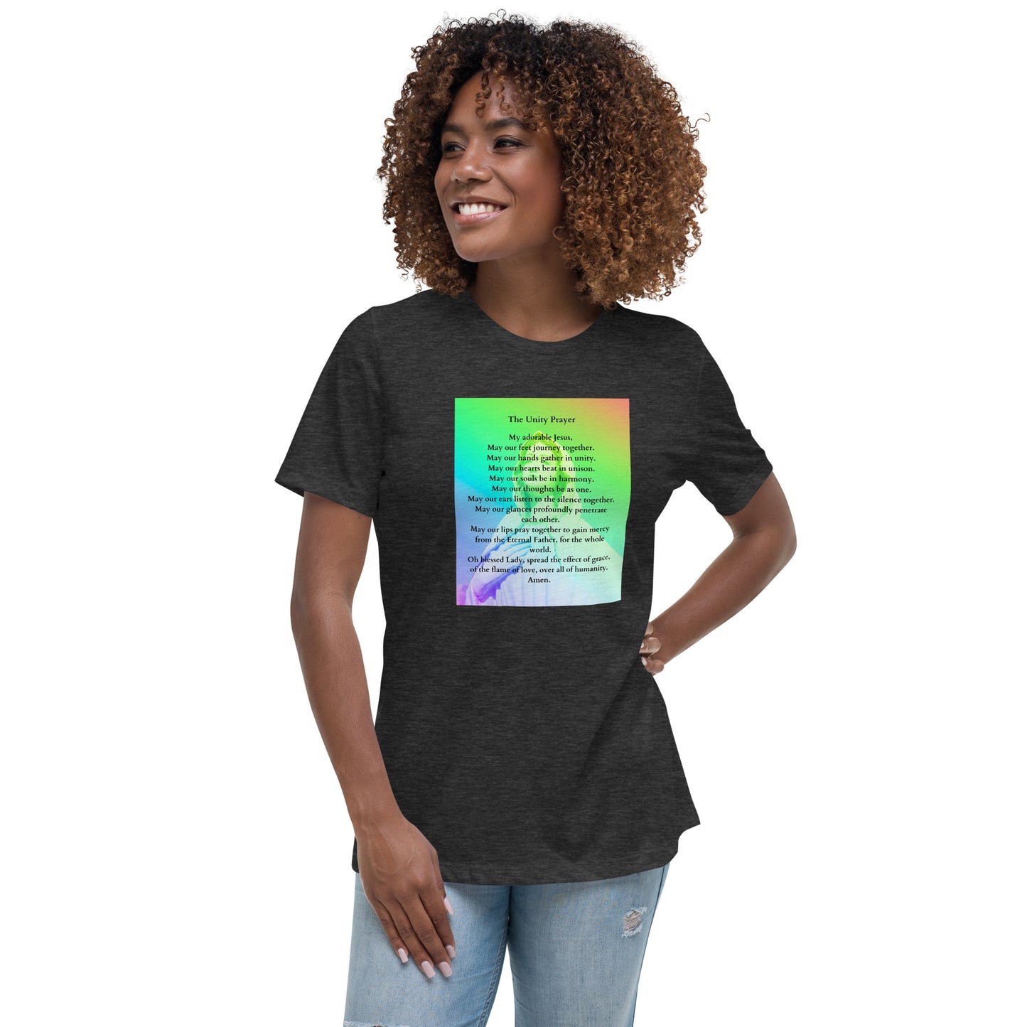 "THE UNITY PRAYER" SHIRT2 / Women's Relaxed T-Shirt