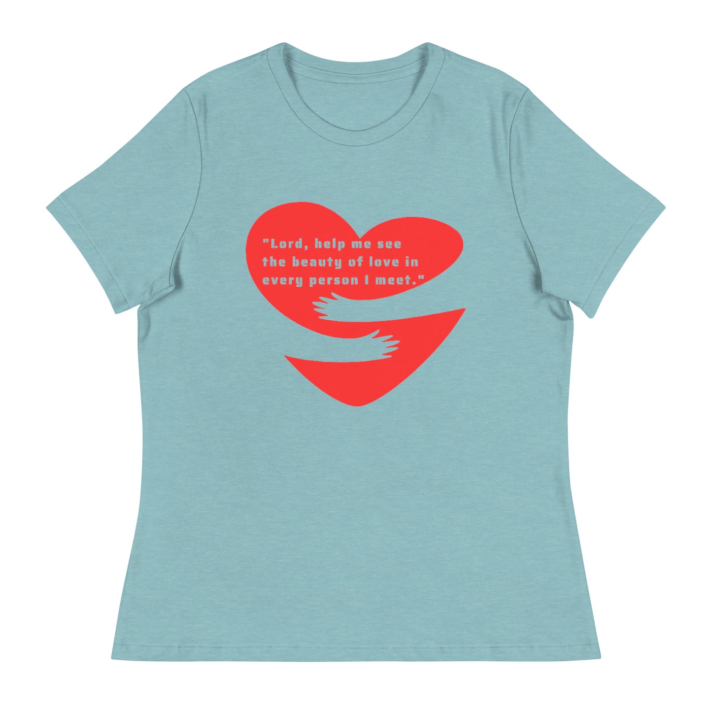 "EMBRACE HEART"/ Women's Relaxed T-Shirt