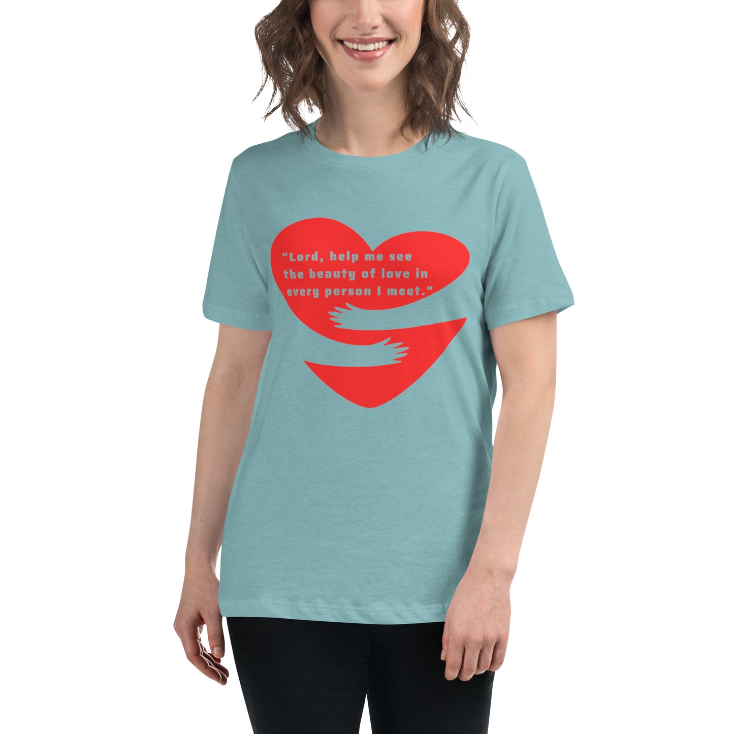 "EMBRACE HEART"/ Women's Relaxed T-Shirt