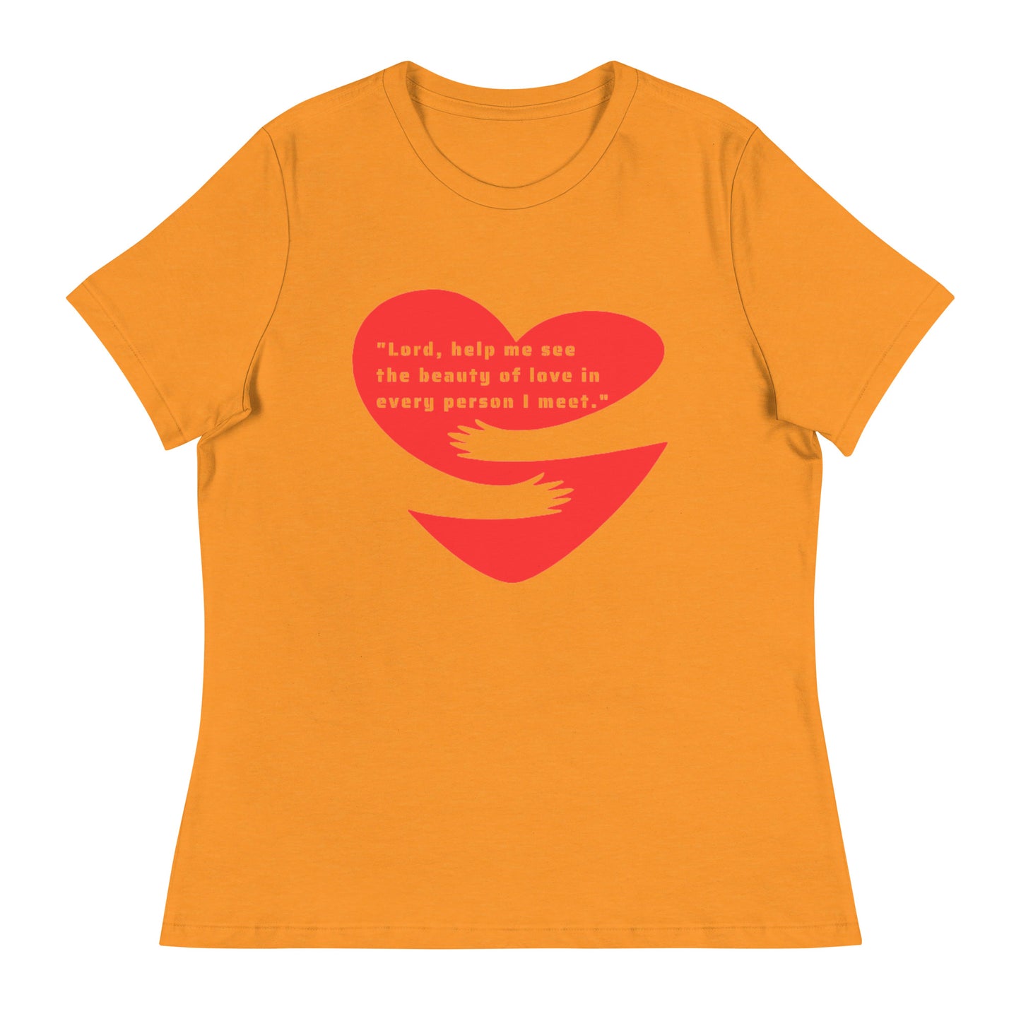 "EMBRACE HEART"/ Women's Relaxed T-Shirt