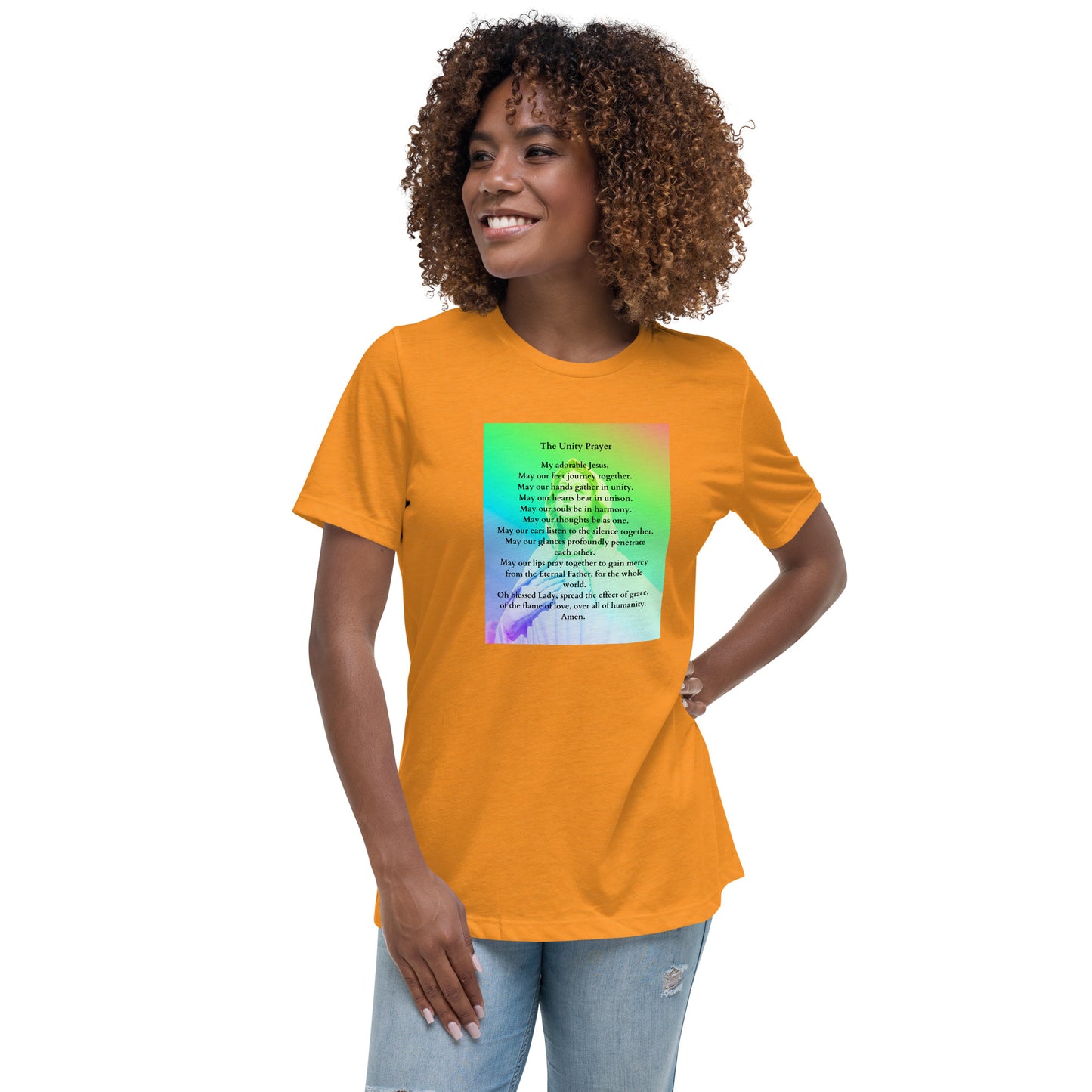 "THE UNITY PRAYER" SHIRT2 / Women's Relaxed T-Shirt