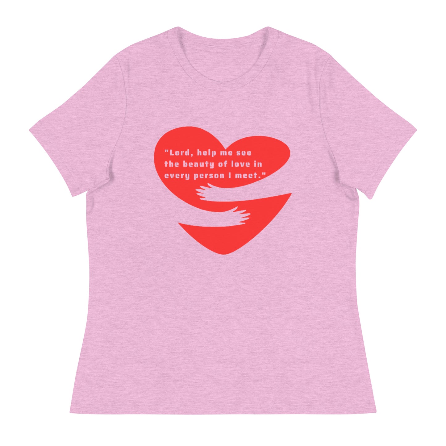 "EMBRACE HEART"/ Women's Relaxed T-Shirt