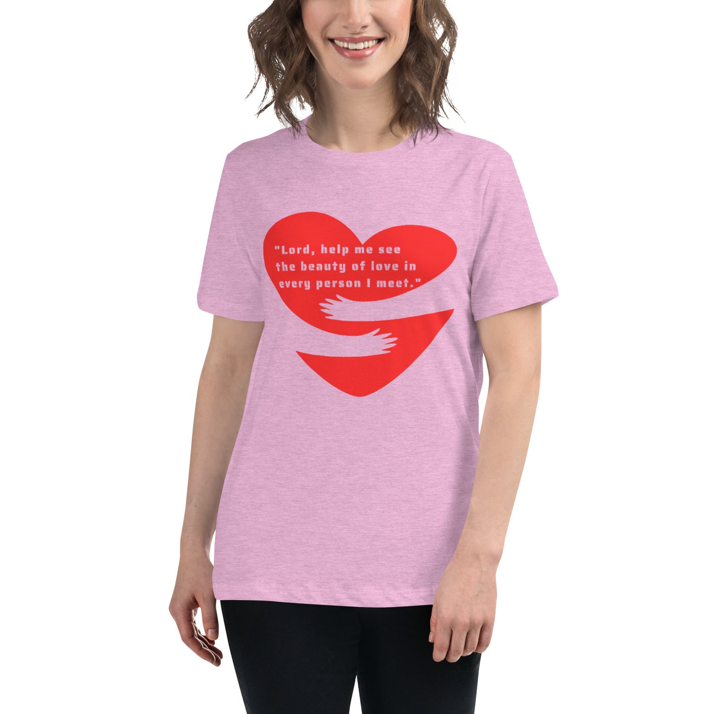 "EMBRACE HEART"/ Women's Relaxed T-Shirt