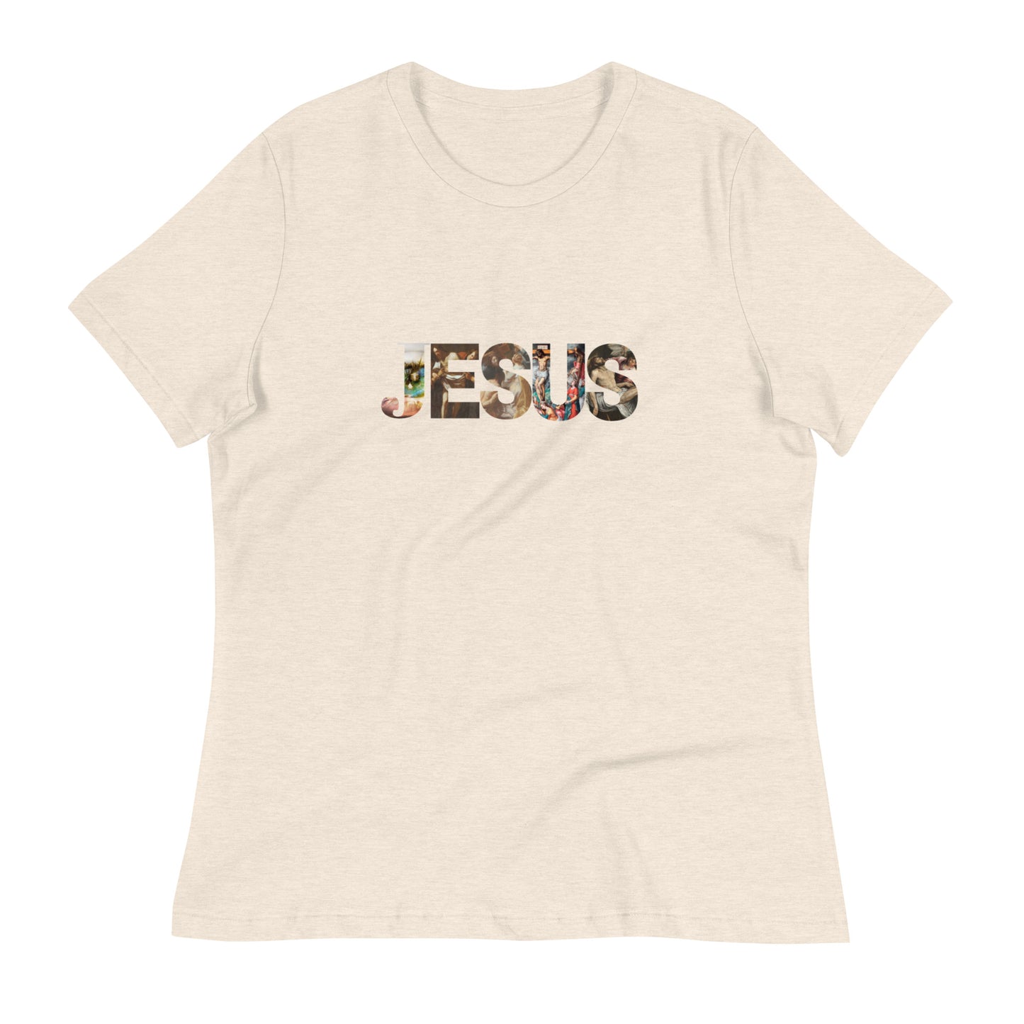 "JESUS"/ Women's Relaxed T-Shirt