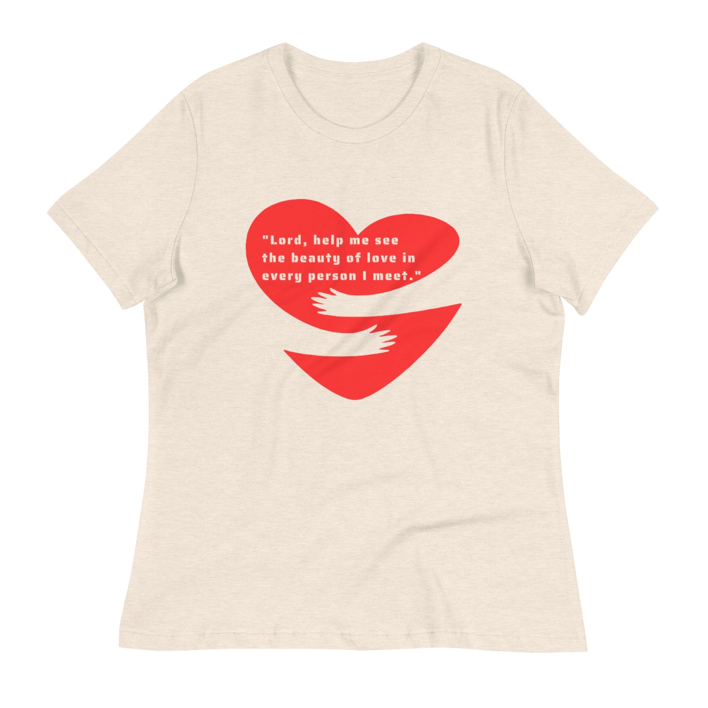 "EMBRACE HEART"/ Women's Relaxed T-Shirt