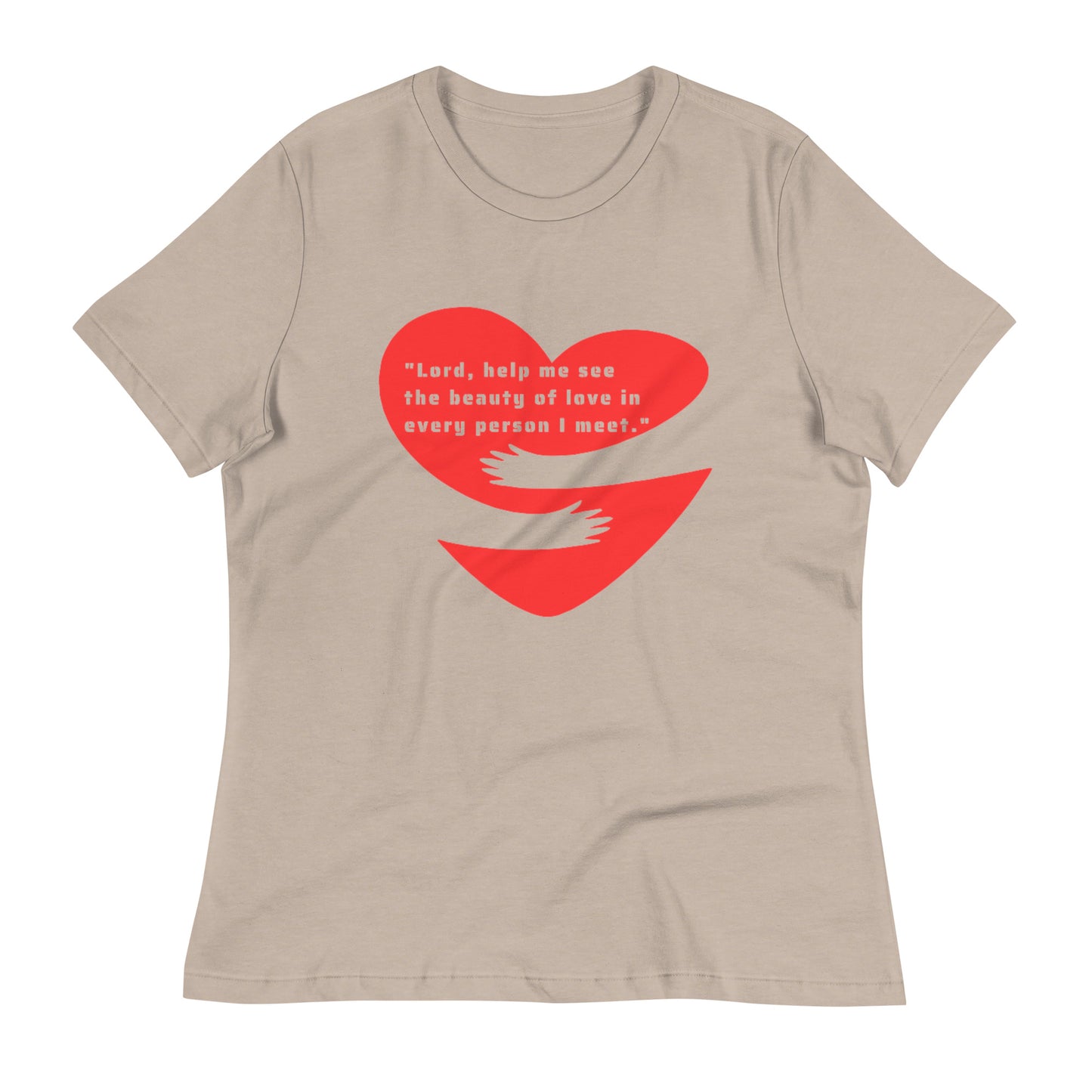 "EMBRACE HEART"/ Women's Relaxed T-Shirt