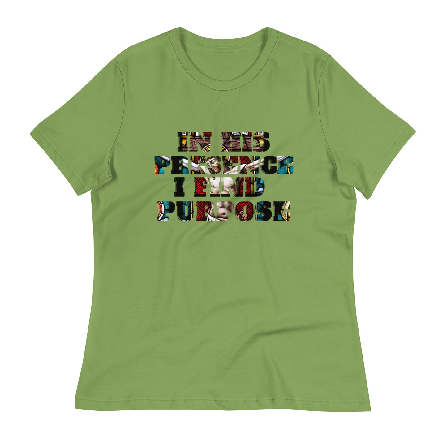 "IN HIS PRESENCE..."/Women's Relaxed T-Shirt