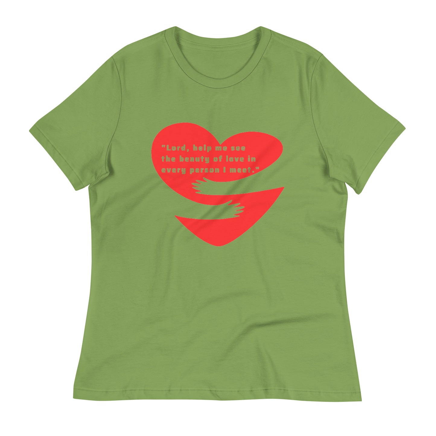 "EMBRACE HEART"/ Women's Relaxed T-Shirt