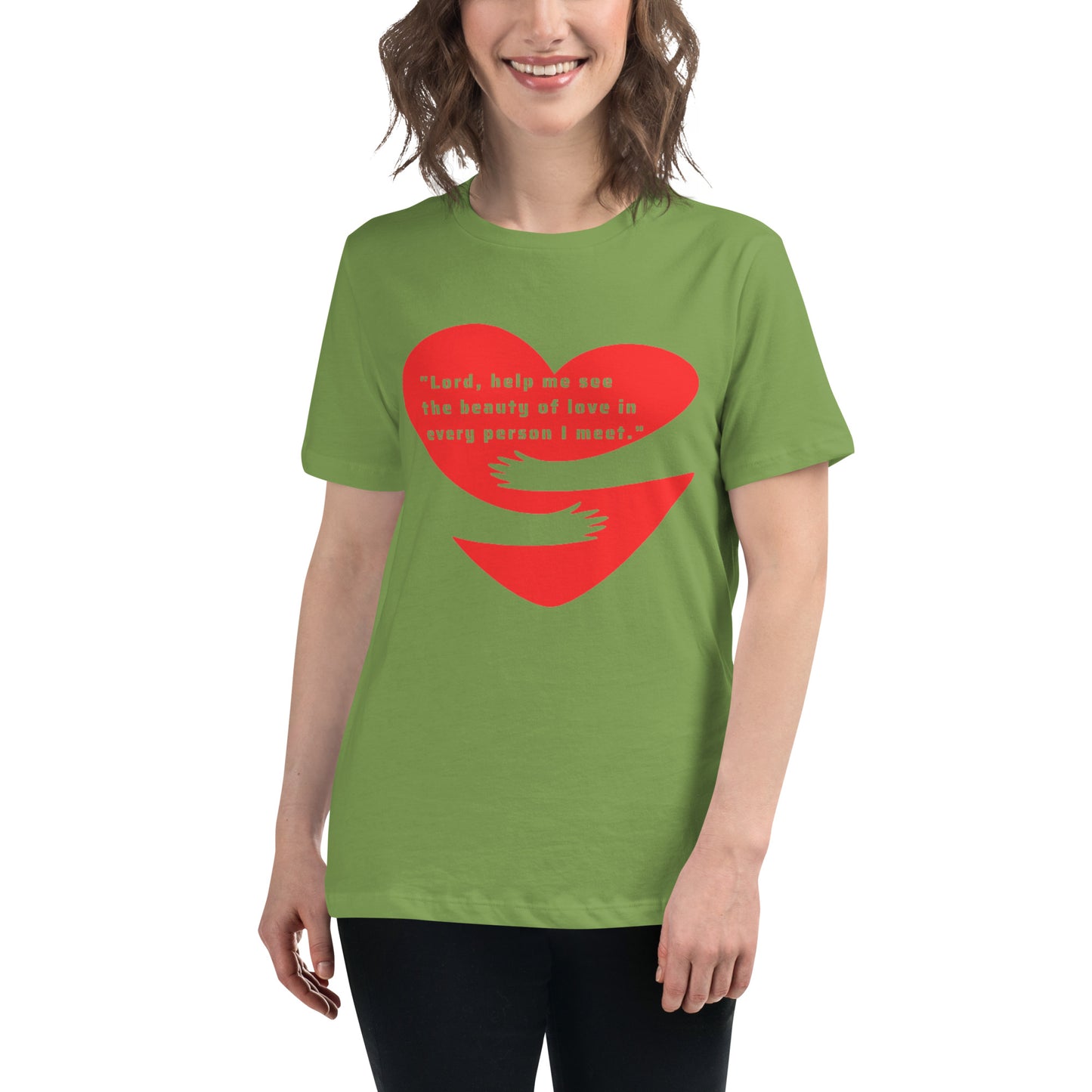 "EMBRACE HEART"/ Women's Relaxed T-Shirt