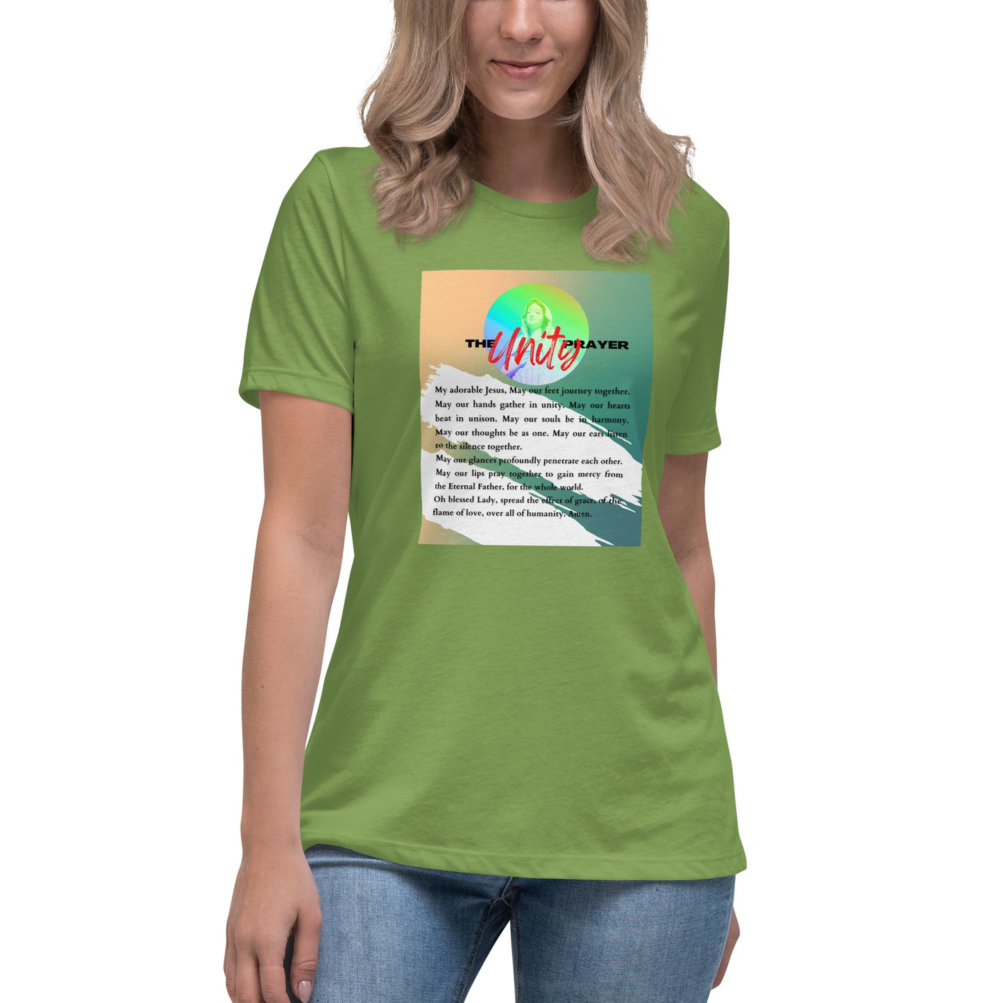 "THE UNITY PRAYER" SHIRT1/ Women's Relaxed T-Shirt