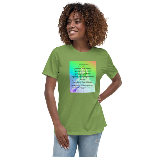 "THE UNITY PRAYER" SHIRT2 / Women's Relaxed T-Shirt